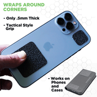 Étui de téléphone antidérapant hexagonal autocollants de bande de poignée caoutchoutée bandes prédécoupées imperméables pour contrôleur de téléphone portable souris ordinateur portable