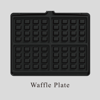 Grill électrique à contact antiadhésif, presse à gaufres et sandwichs, sans fumée, 4 tranches, portable, numérique, pour intérieur – Vente chaude