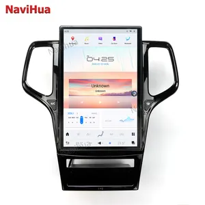 Navihua 14.4 "지프 그랜드 체로키 2011 용 테슬라 안드로이드 스크린 라디오-2013 GPS Carplay 자동차 멀티미디어 비디오 플레이어 스테레오 Navi