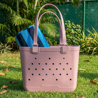 Sac fourre-tout décontracté en caoutchouc EVA, grande capacité, imperméable, pour voyage et plage, avec deux ouvertures, durable, en promotion