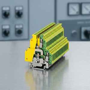 Borne de terre traversante UKK 5-PE pour conducteurs 1-5 AWG, 1-10 contacts, modèle 2774211 - Product Image 3