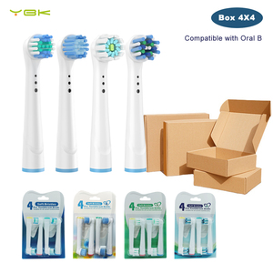 Yabeikang 16 pièces pour têtes de <span class=keywords><strong>brosse</strong></span> <span class=keywords><strong>à</strong></span> dents électriques <span class=keywords><strong>Oral</strong></span> <span class=keywords><strong>B</strong></span>, remplacement, 4 modes de nettoyage, nettoyage sensible, poils doux, multi-angles - Product Image 1