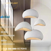 Lustre suspendu japonais Wabi-Sabi en résine E27, luminaires suspendus LED pour salle à manger, hauteur réglable pour une utilisation en intérieur, sur l'îlot de cuisine