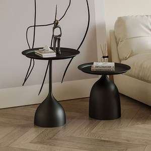 <span class=keywords><strong>Table</strong></span> <span class=keywords><strong>basse</strong></span> de salon en fer forgé de luxe léger 60x40x27-40x40x27cm pour balcon et chambre à coucher - Product Image 3