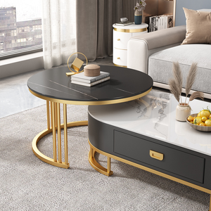 Modern Custom Italian Nordic Living Room Home Furniture Metal Decor <strong>Glass</strong> Top Luxury <strong>Coffee</strong> <strong>Table</strong> Stainless Steel Mdf Marble - Product Image 5