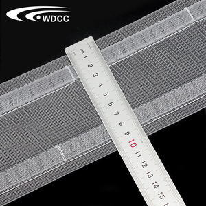Ruban de pliage transparent pour rideaux, largeur 100 mm, accessoires pour rideaux, ruban en nylon transparent pour rideaux à plis en S - Product Image 4