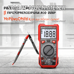 Hochpräzises Klasse 0,5 Vollautomatisches LCD-Digitalmultimeter für Elektriker Industrielle Nutzung 200mV-1000V Spannung 20A Strom - Product Image 2