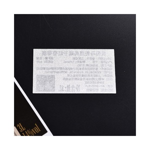 Étiquette ronde adhésive en aluminium givré pour vin rouge, avec estampage à chaud, impression de logo réfractaire en relief sur le devant et le dos - Product Image 5