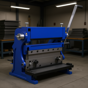 Presse plieuse-cisaille 3-en-1 pour tôles de 12 pouces, fonctionnement manuel, capacité 20 jauges, équipement de traitement des métaux - Product Image 2