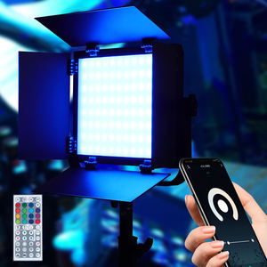 RGB Photo Studio Light on <strong>Camera</strong> for Game Live Video Lighting Portable Recording Photography <strong>LED</strong> Panel Lamps 50W - Product Image 3