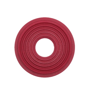 Amortisseur de subwoofer rond de haute qualité, couleur rouge, traitement au phénol, type Spider - Product Image 5