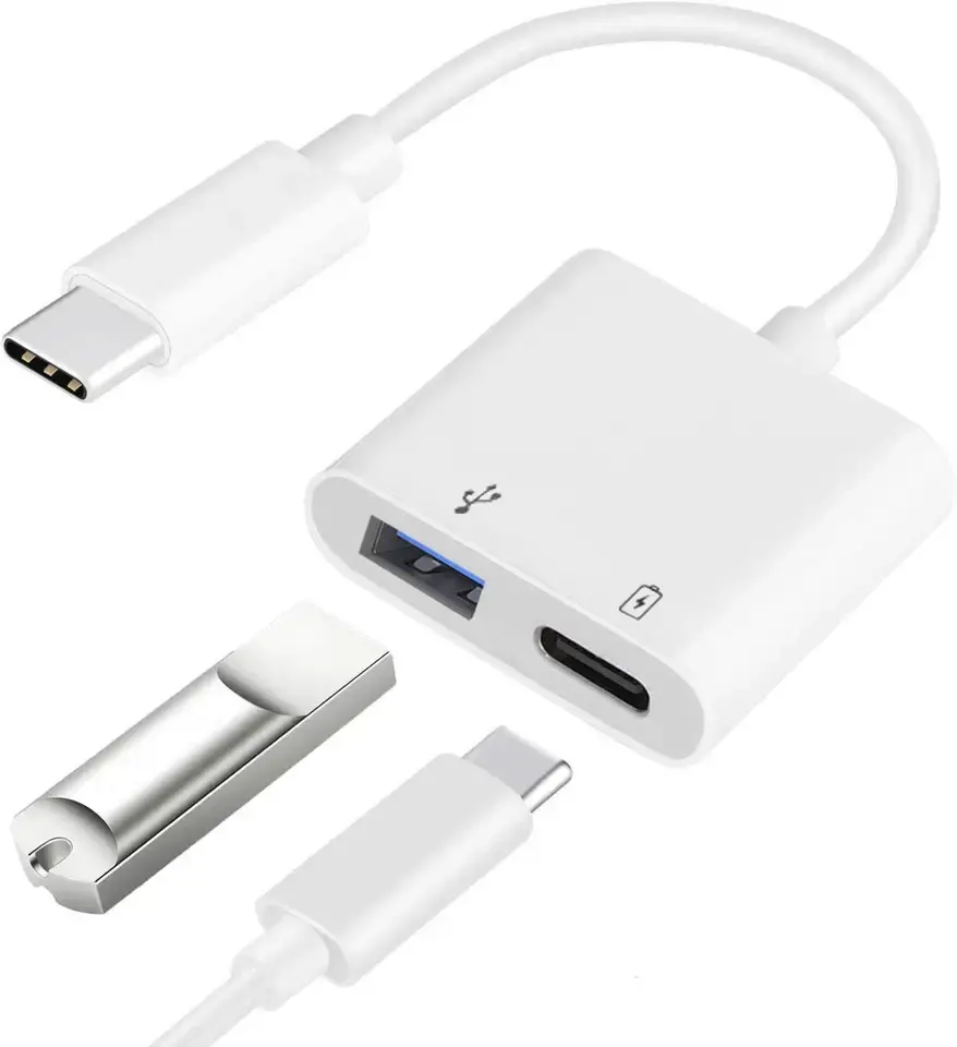 Usb C Hub OTG adaptör uygulanabilir Samsung Xiaomi Huawei MacBook dizüstü bilgisayar Android akıllı telefon tablet bilgisayar