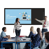 Pizarra Interactiva EIBOARD de 94 Pulgadas, Pantalla Táctil 4K UHD, 20 Puntos IR, para Oficina, Sala de Reuniones y Conferencias