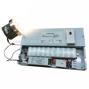 Fácil de usar Control remoto Led de iluminación de emergencia Kit de emergencia edificio alto de luz de emergencia Power Pack