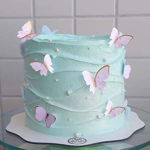 Decorazioni per Cupcake di Diverse Dimensioni, <span class=keywords><strong>Topper</strong></span> 3D per Torte, Decorazioni per Ragazze, Donne, Matrimoni, Feste di Compleanno, Decorazioni per Alimenti e Pareti - Product Image 5