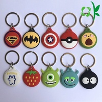 OKSILICONE Penutup Silikon Anti-hilang, Casing Pelindung Lembut Desain Kartun Kustom untuk Airtag