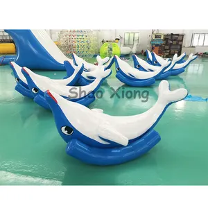 Giants Inflatable Water Park Toys Games Inflatable Big Size Floating Water Seesaw