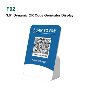 Электронный настольный платежный динамик 3,5 "динамический дисплей QR-кода