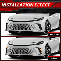 Lampu DRL LED Daytime Running Lights untuk Toyota Camry SE XSE 2024 2025 Lampu Depan Bumper Depan Lampu Kabut Lampu Sein Aksesoris Mobil