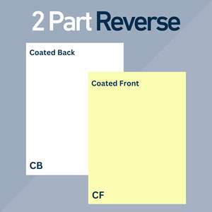 Carbonless giấy hóa đơn hình thức rvs một phần <span class=keywords><strong>PRE</strong></span>-COLLATED 8.5 "x 11" 1 ream CF Canary/CB trắng-lý tưởng cho laser & máy in kỹ thuật số - Product Image 5