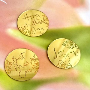 Honey And Sweetness Mother's Day <b>Cake</b> Decorations Acrylic Heart Labels Gold 7pc Set For <b>Cake</b> <b>Decorating</b> <b>Supplies</b> - Product Image 2