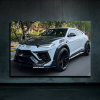 Peinture néon LED pour voiture, art mural de voiture de sport, trois modèles de véhicules plus option personnalisée pour la décoration de garage, salle d'exposition, bureau, salle de jeux