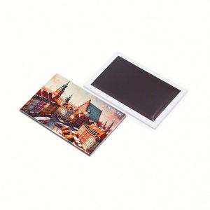 Wholesale Price Custom Tin Printing Country City Souvenir Warsaw <b>Fridge</b> Magnet - Product Image 2