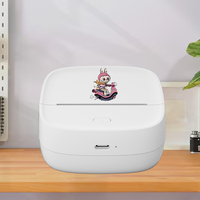 Printer Thermal Mini Portabel Saku untuk Grosir, Pencetak Stiker Label Foto Tanpa Tinta, Printer Nirkabel