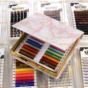 Extension de cils individuels, colorées, vente en <span class=keywords><strong>gros</strong></span>, nouveauté <span class=keywords><strong>2022</strong></span> - Product Image 6