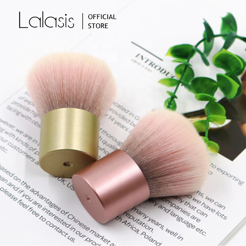 Кисть для макияжа Lalasis, портативная, розовая, фиолетовая