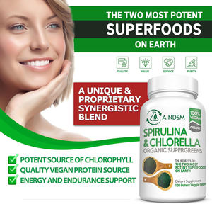 Latest Design <b>Spirulina</b>&chlorella Softgel Capsule Organic <b>Spirulina</b> Capsule <b>Spirulina</b> Detoxification Immune Support Capsules - Product Image 5