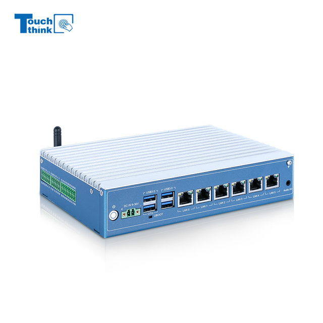 8 Core RK3588 6x Gigabit LAN Industrial Computer Fanless Embedded Gateway Data Embedded Industrial Pc for Automation Control
