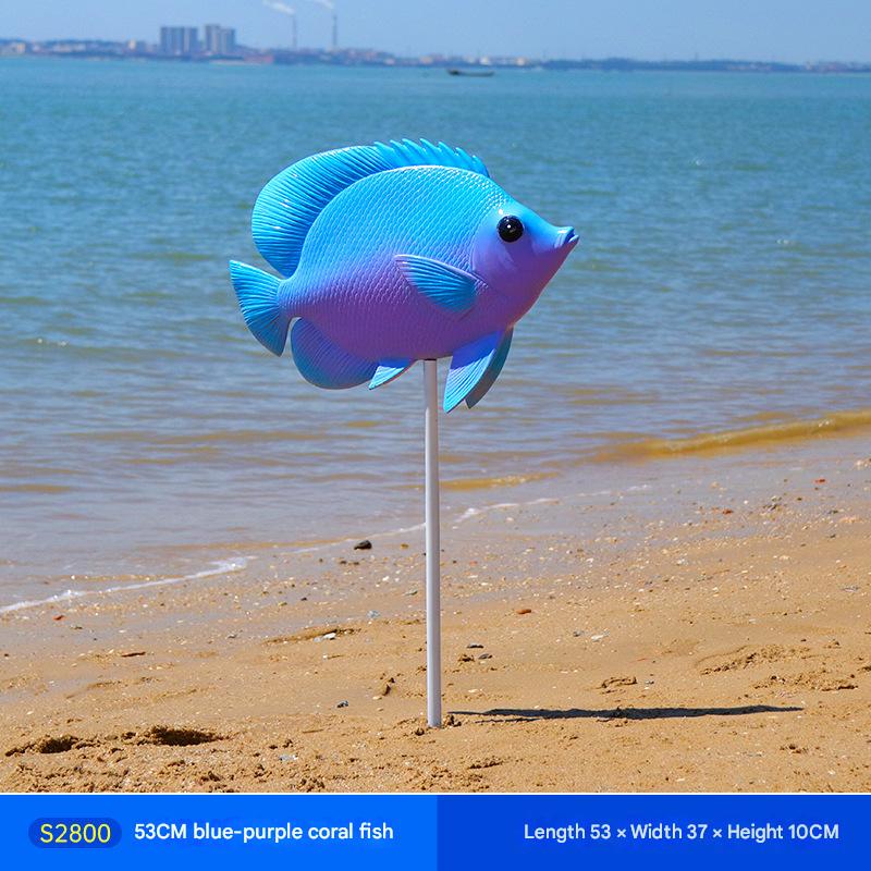 ปลาปะการังสีม่วงสีน้ำเงิน Style04_53cm