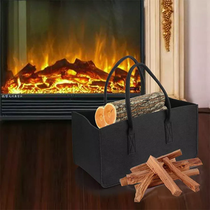 <span class=keywords><strong>Panier</strong></span> de rangement pliable en feutre rigide, le plus vendu en gros, pour bois de chauffage, jouets d'enfants, linge et sacs sous vide - Product Image 2