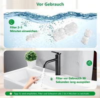 Filtre de remplacement pour fontaine à eau pour chat HYRA avec 9 filtres et 9 éponges |   Ensemble de 18 pièces, compatible avec ATMZIQXR