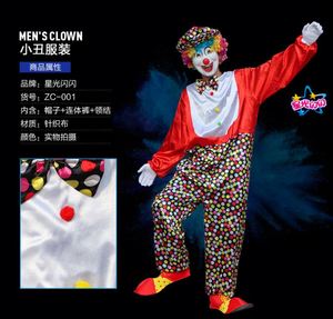 Costume de Clown pour Homme, Déguisement de Fête d'Halloween, Costume de Clown Fantaisie pour Adulte - Product Image 5