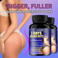 Capsules d'amélioration des fesses à base de plantes avec extrait de Maca pour l'élargissement des hanches et des fesses, complément en capsules pour femmes