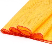 Raschel taschen in Rolle mit benutzer definiertem Etikett für die automatische Verpackung Raschel Gestrickte Netz beutel mit Etikett auf Rolle