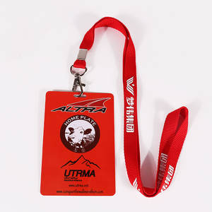 Gewebte Stickerei Lan yards Schlüssel ring einziehbare Abzeichen Rollen halter Karten halter Logo lange Lanyard - Product Image 6