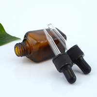 Logo personnalisé carré huile essentielle pipette compte-gouttes 30ml/50ml/100ml bouteilles en verre givrage sérigraphie parfum carton fourni