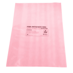 <span class=keywords><strong>LDPE</strong></span> chống tĩnh ESD túi nhựa màu hồng ống đồng in ấn Zip khóa tĩnh che chắn RoHS tuân thủ cho các bộ phận điện tử bao bì - Product Image 1