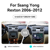 MOOKAKA Écran tactile QLED 11,5'' 4K Android 15 pour Ssang Yong Rexton 2006-2012 Autoradio Multimédia GPS Navi avec Carplay Auto