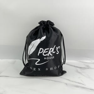Reusable <b>Cheap</b> <b>Jewellery</b> Pouch Black 35*45cm Silk Bag Drawstring Dust Gift Cosmetic Packaging Bag Customize Your Own Logo - Product Image 4