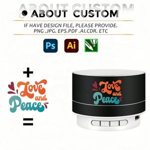 Mini Altavoz Inalámbrico BT Portátil Personalizado con Logotipo Personalizado, Carcasa de Plástico, Batería de 2000 mAh, Radio FM para Actividades al Aire Libre, Móvil - Product Image 3