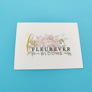 Bán Buôn Tùy Chỉnh Luxury Gold Foil Logo Cảm Ơn Bạn Thẻ Tùy Chỉnh Cho Kinh Doanh Chất Lượng Cao - Product Image 5