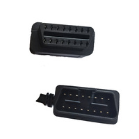 Cable de datos de extensión OBD OBD2, 16 Pines, 1 x codo macho a 3 x hembra