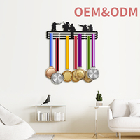 Affichage de médaille en métal à usage commercial et support de stockage pour les écoles et les clubs