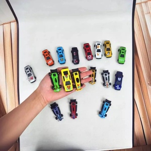 Set de 20 Coches de Juguete de Aleación de Hierro a Escala 1/64, Miniaturas Fundidas a Presión, Camiones, Aviones de Carreras, Juguetes para Niños en Caja - Product Image 5