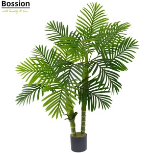 Bossion - Planta Artificial de Plástico al por Mayor para Decoración de Jardín Interior y Exterior, Palmera Artificial - Product Image 1