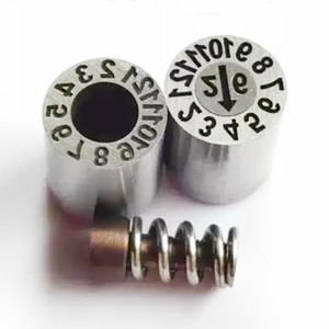 Sử dụng trong công nghiệp 2026 DME Con ​​dấu ngày có thể thay thế Bộ phận khuôn ép Chèn mã ngày Chốt đánh dấu ngày - Product Image 1